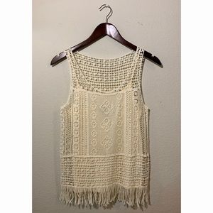 Lauren Ralph Lauren Crochet Tank